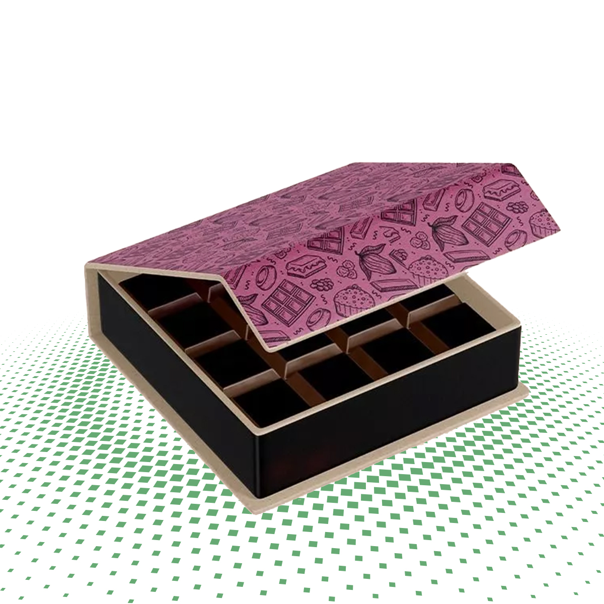 custom chocolate rigid boxes 