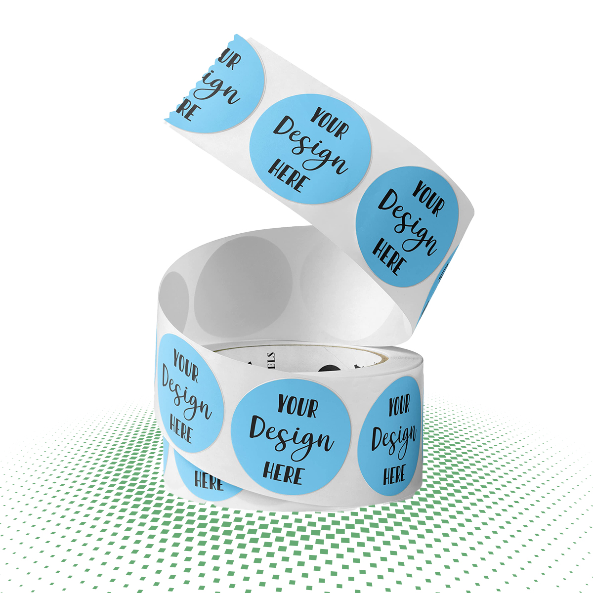 custom circle lables 