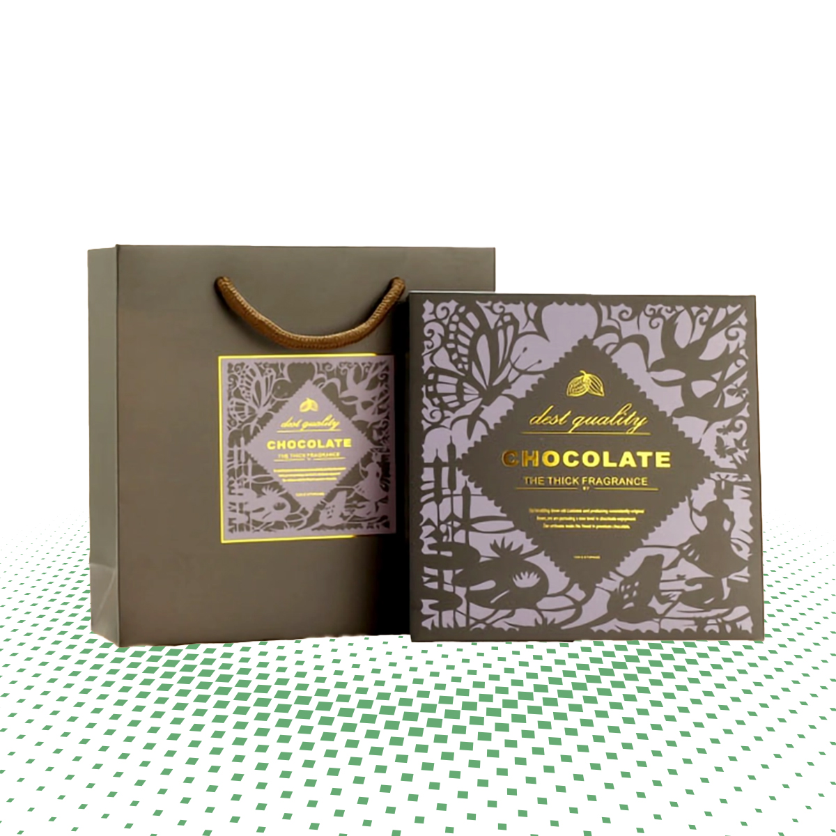 custom gold foil chocolate boxes 