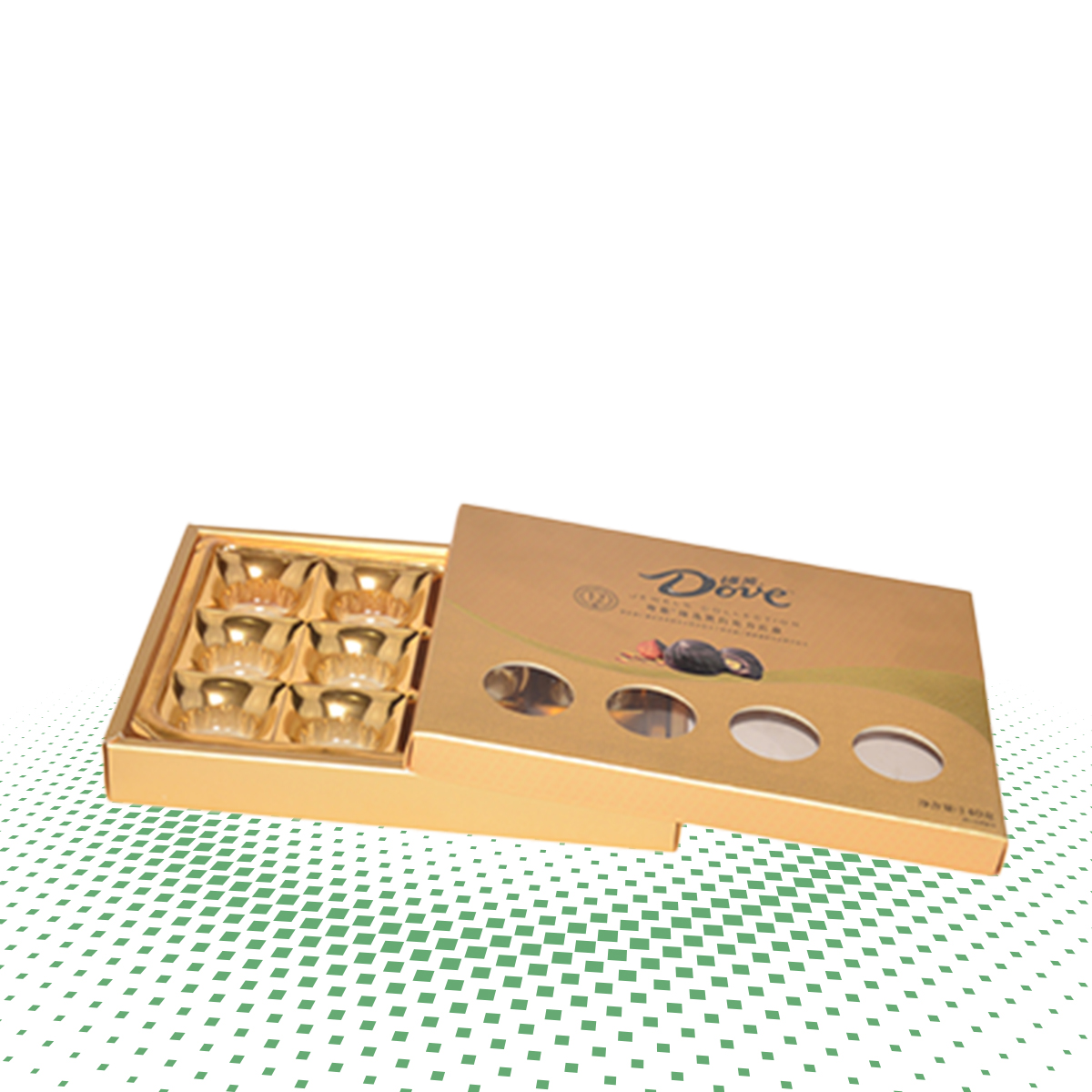 custom gold foil chocolate boxes 