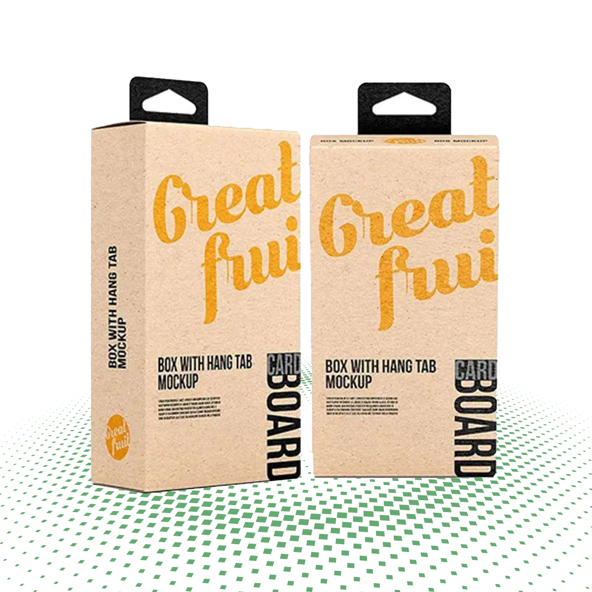 custom hang tab boxes 