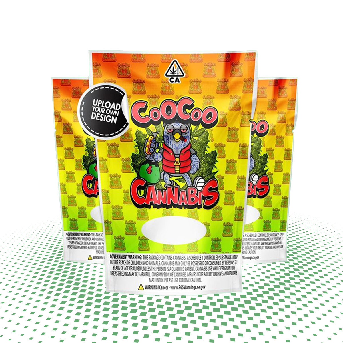 custom mylar heat seal bags 