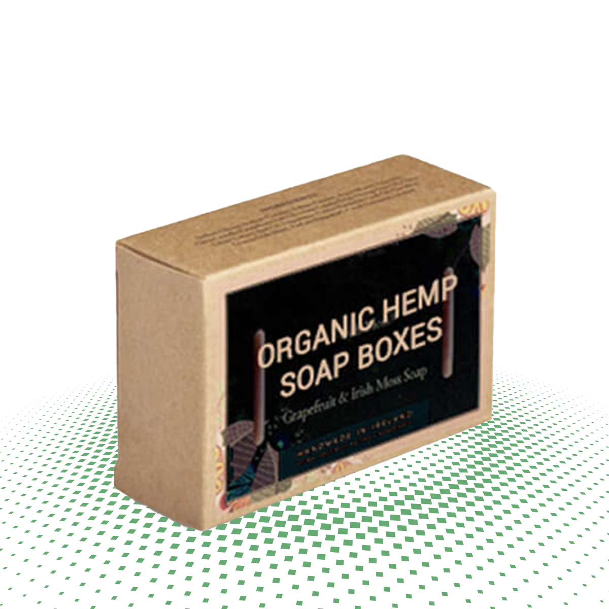 custom organic hemp soap boxes 