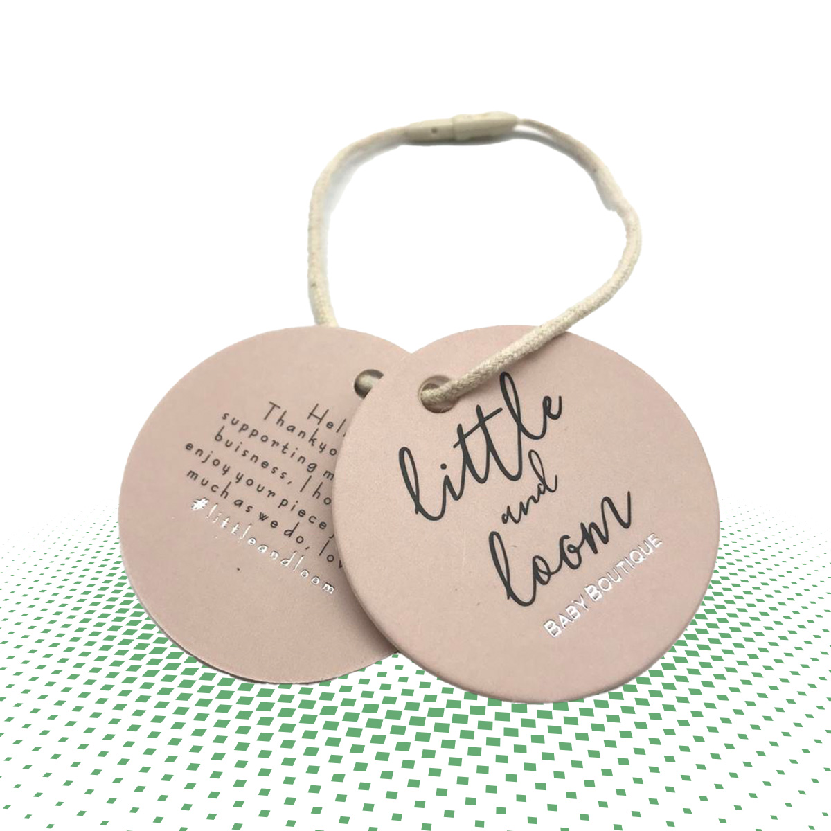 custom small hang tags 