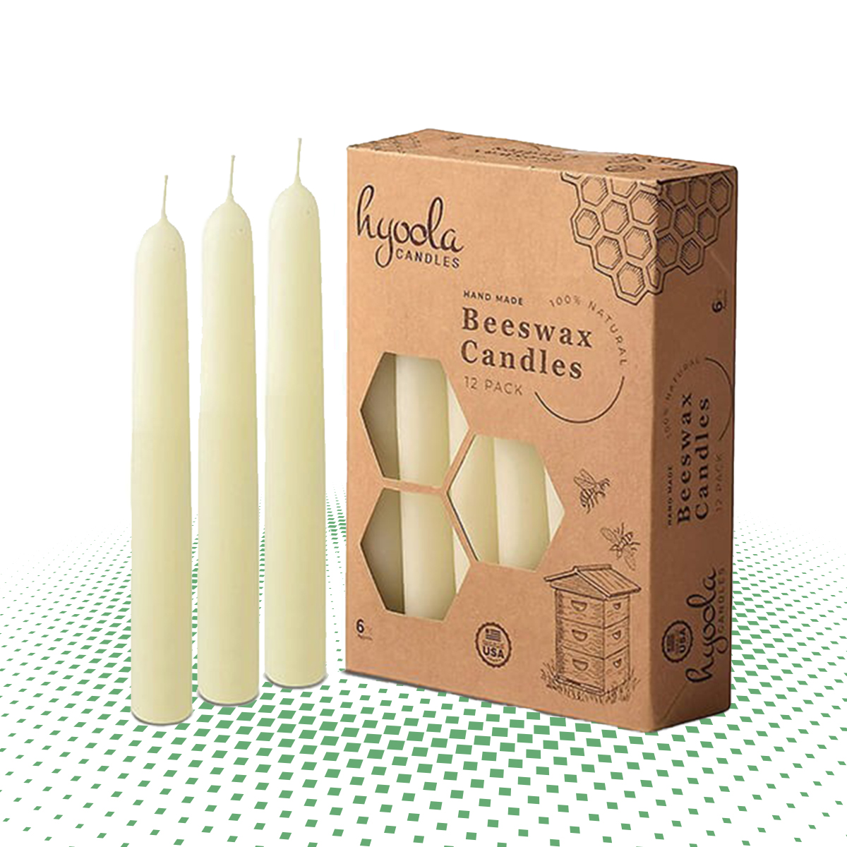 custom taper candle packaging 