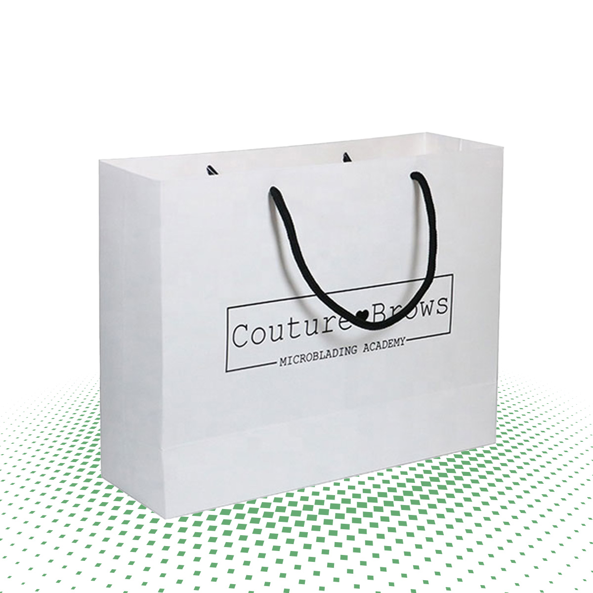 custom white paper bags 
